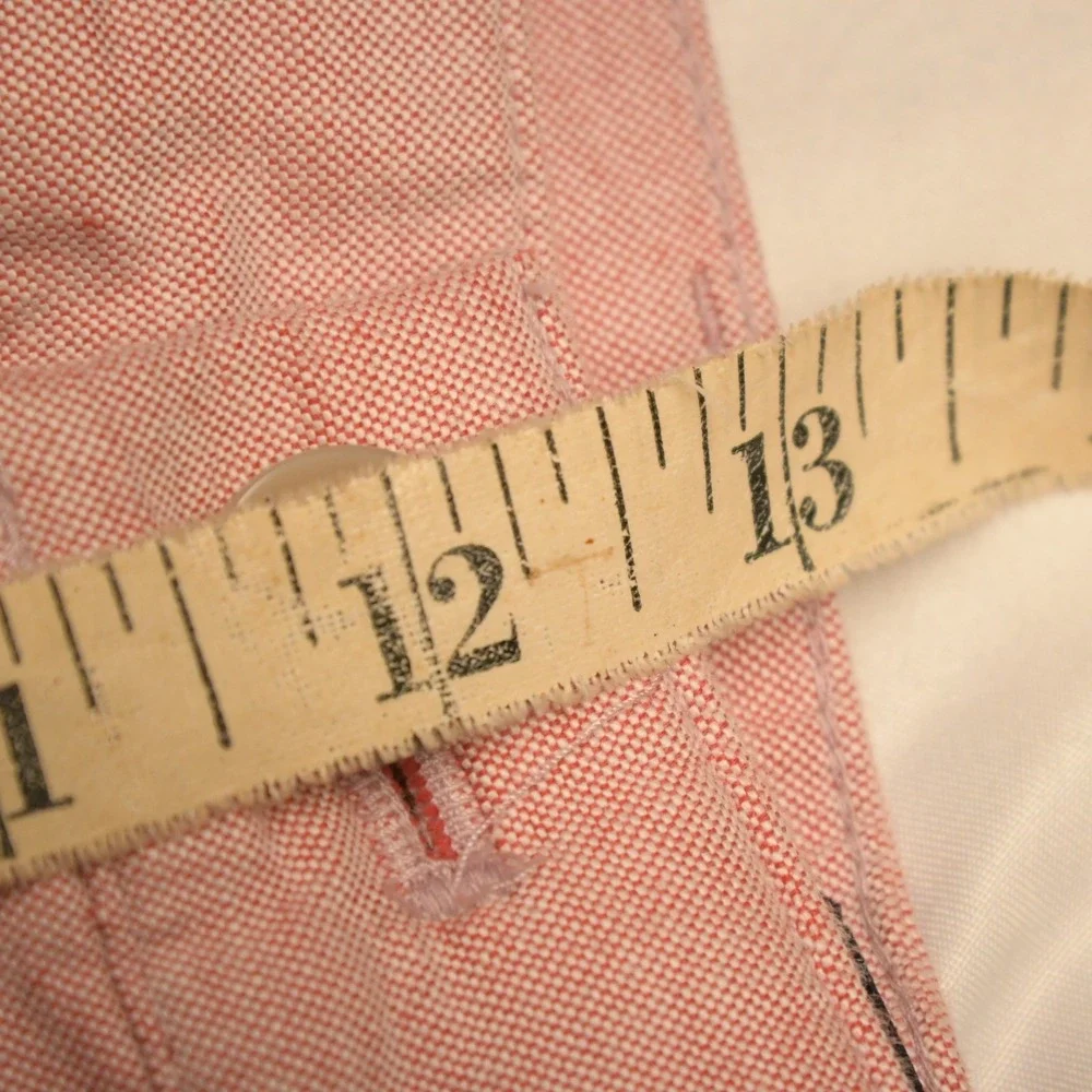 NWT‎ Chaps Pink Oxford Stretch High Rise Bermuda Shorts Men's 38 40x9.5